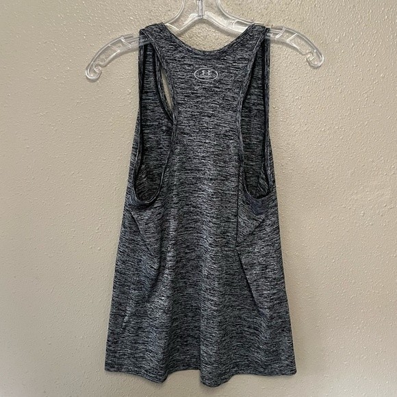 Under Armour heathered gray Razorback tank top GUC size medium - Picture 5 of 5